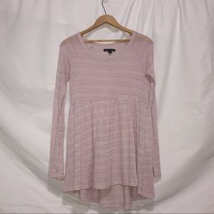 AEO Feather Light Babydoll Sweater